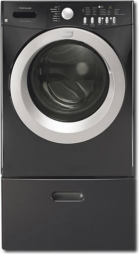 Front Standard. Frigidaire - Affinity 7.0 Cu. Ft. 7-Cycle Electric Dryer - Black.