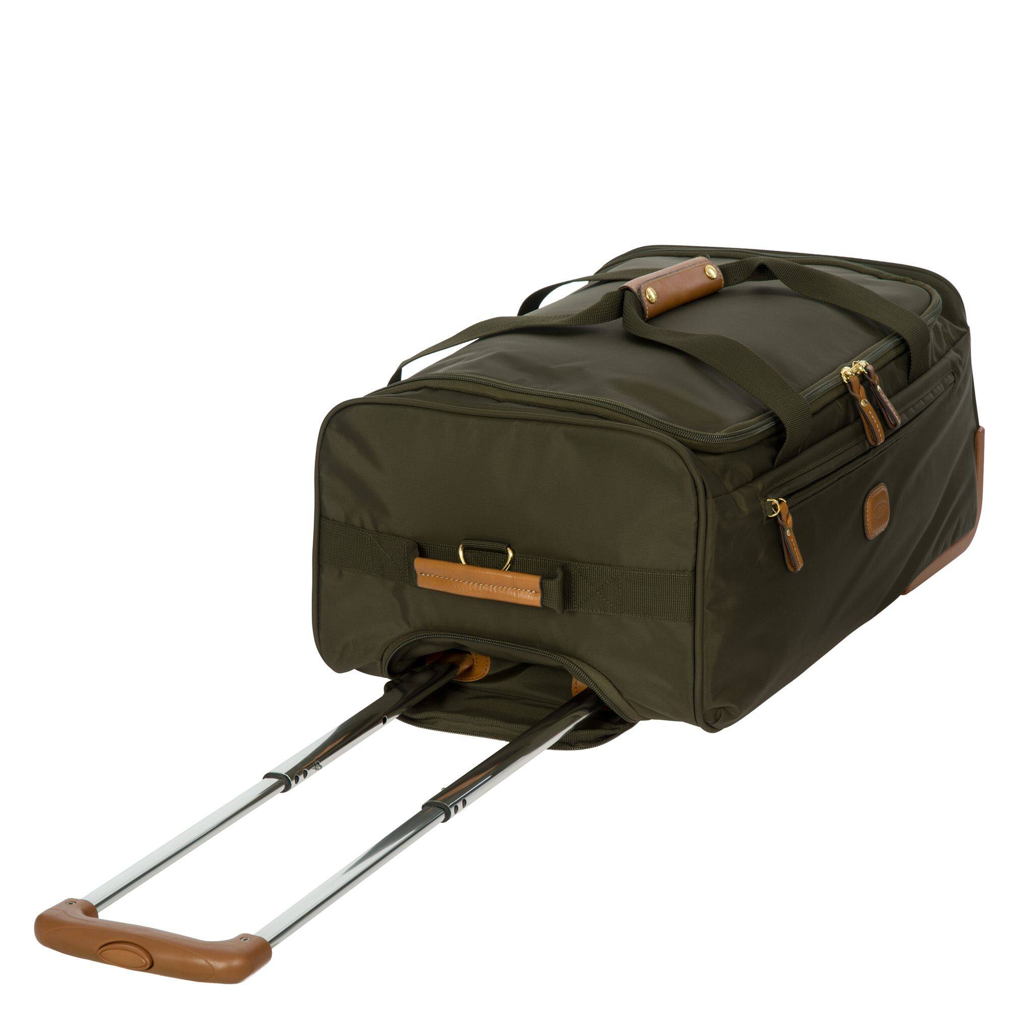 Back. Bric's - X-Bag 21" 2-Wheel Wheeled Duffel Bags, Olive - Olive.