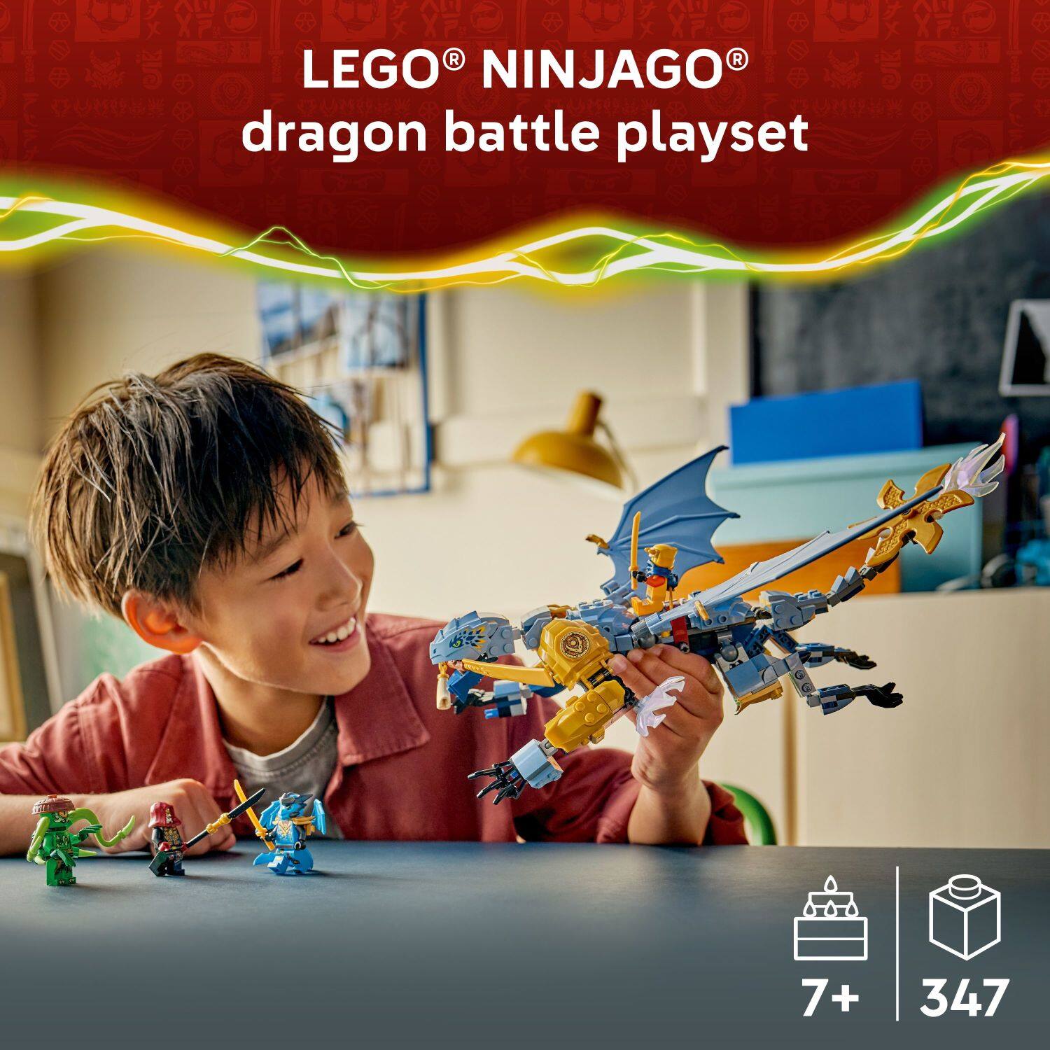 LEGO® NINJAGO® dragon battle playset

7+ 347