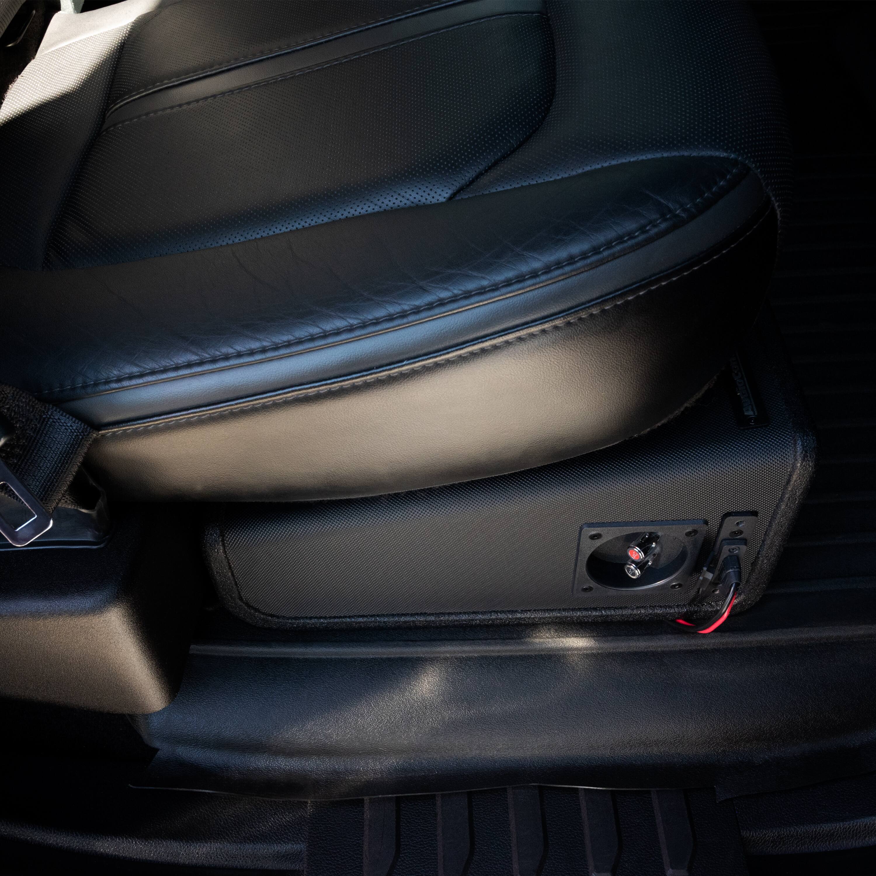 Alt View 18. AudioControl - Space Series 12” Single-Voice-Coil 2-Ohm Loaded Sealed Subwoofer Enclosure - Black.