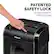 PATENTED SAFETY LOCK
ADDED SAFETY PROTECTION
Fellowes