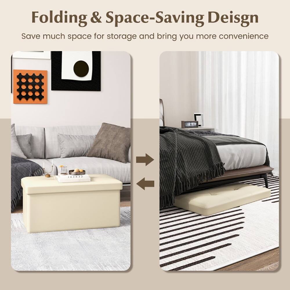 Folding & Space-Saving Design  
Save much space for storage and bring you more convenience