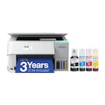 Epson - EcoTank ET-3930 Wireless All-in-One Color Supertank Inkjet Printer - White