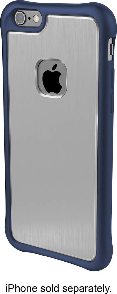 Front. Ballistic - Tungsten Ultra Slim Case for Apple® iPhone® 6 Plus and 6s Plus - Gray/Blue.