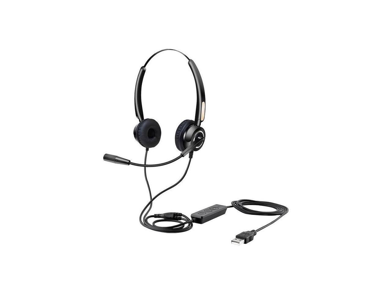 Front. Urban Factory - Movee: USB Headset W/ Remote On-Ear Wired 6.9' Cable - Red.