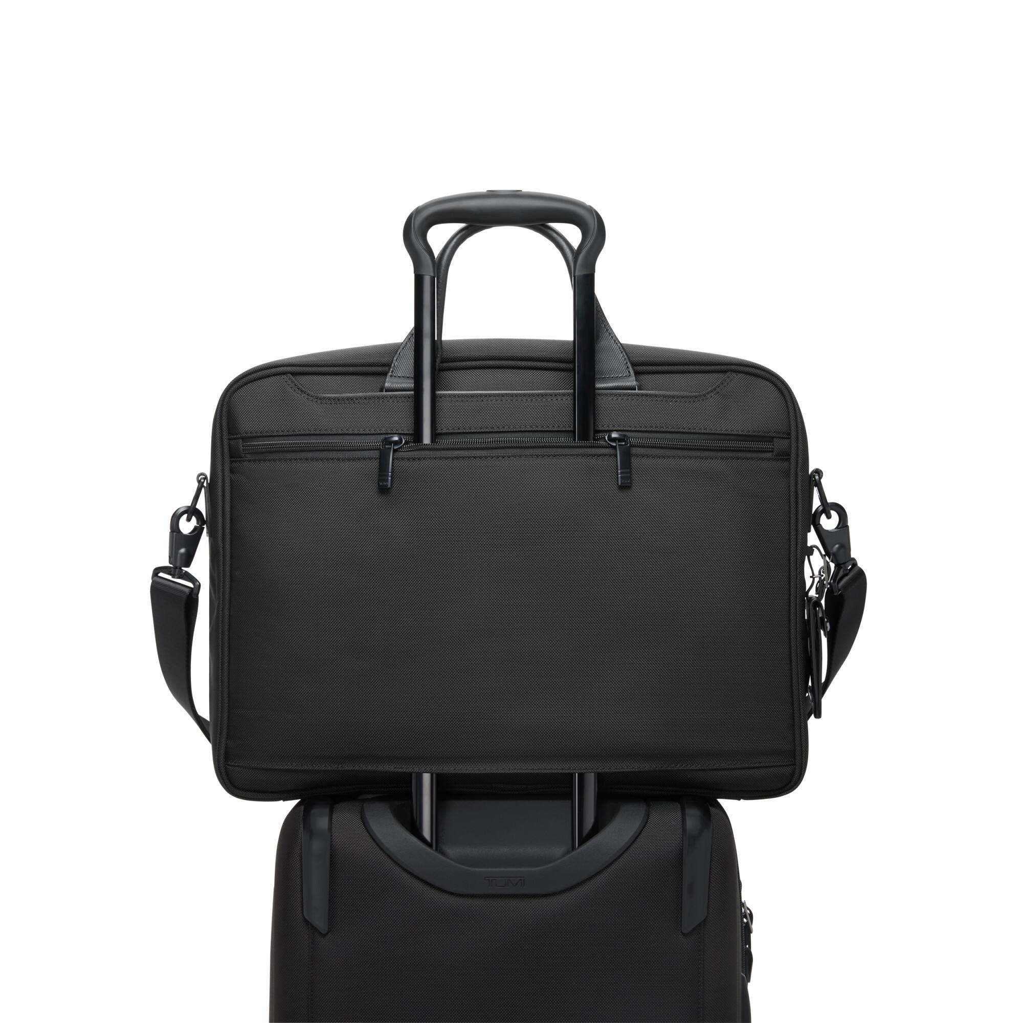 Back. TUMI - Alpha Large Briefcase - Black.