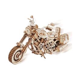 3D Puzzle - DIY 3D Moving Gears Puzzle - Motorcycle Cruiser - 420pcs