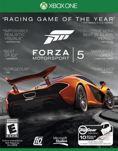 Forza Motorsport 5 for Xbox One rated E - Everyone