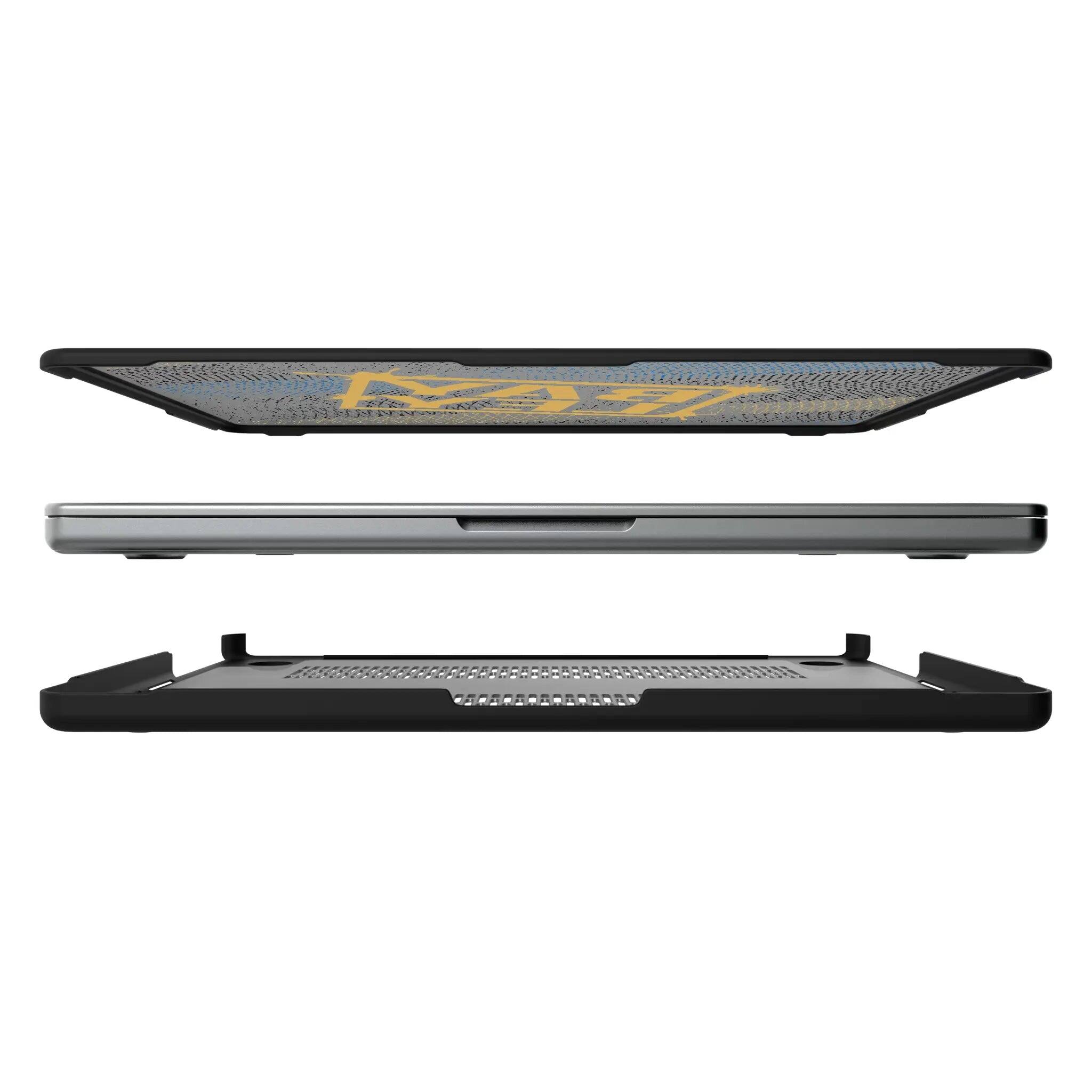 Alt View 1. Keyscaper - WWE Steel Laptop Case - Apple MacBook Pro (13-inch, 2020) - Bayley.