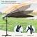 Tilt Mechanism: Block the sun from different angles. Crank Handle: Safety Lock.