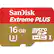 Front. SanDisk - Extreme PLUS 16GB microSDHC UHS-I Memory Card - Red/Gold.