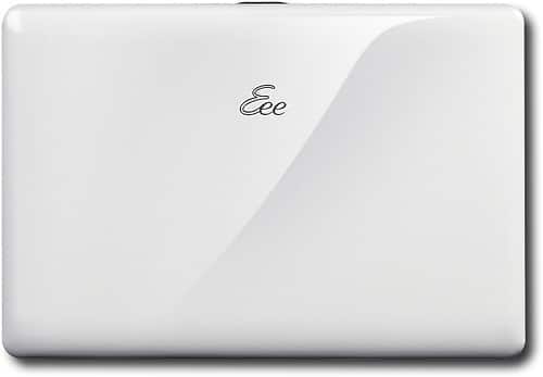 Front Standard. Asus - Eee PC Netbook with Intel® Atom™ Processor - White.