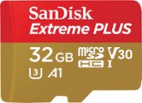 SanDisk - Extreme PLUS 32GB microSDHC UHS-I Memory Card - Front_Zoom