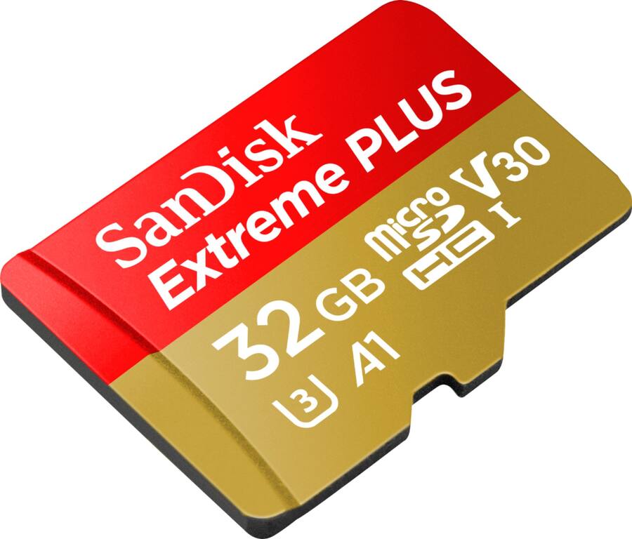 SanDisk Extreme PLUS 32GB microSDHC UHS I Memory Card SanDisk Extreme PLUS 32GB microSDHC UHS I Memory Card