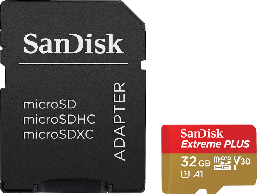 Microsd Card New 3ds Xl Storage SanDisk Extreme PLUS 32GB