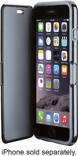  Speck - CandyShell Wrap Case for Apple iPhone 6 and 6s - Black/Slate Gray