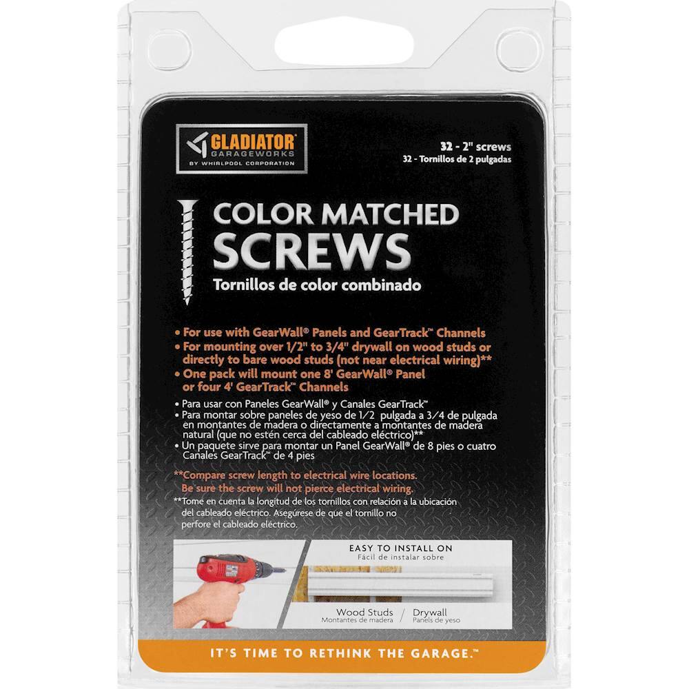 Color Matched Screws Gladiator Gray GAAC0232RY - Best Buy