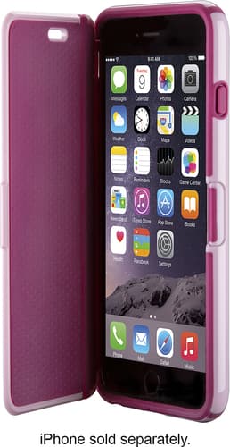  Speck - CandyShell Wrap Case for Apple iPhone 6 Plus and 6s Plus - Pale Rose Pink/Cabernet Red