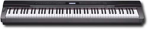 Front Standard. Casio - Privia Portable Keyboard with 88 Hammer-Weighted Keys.