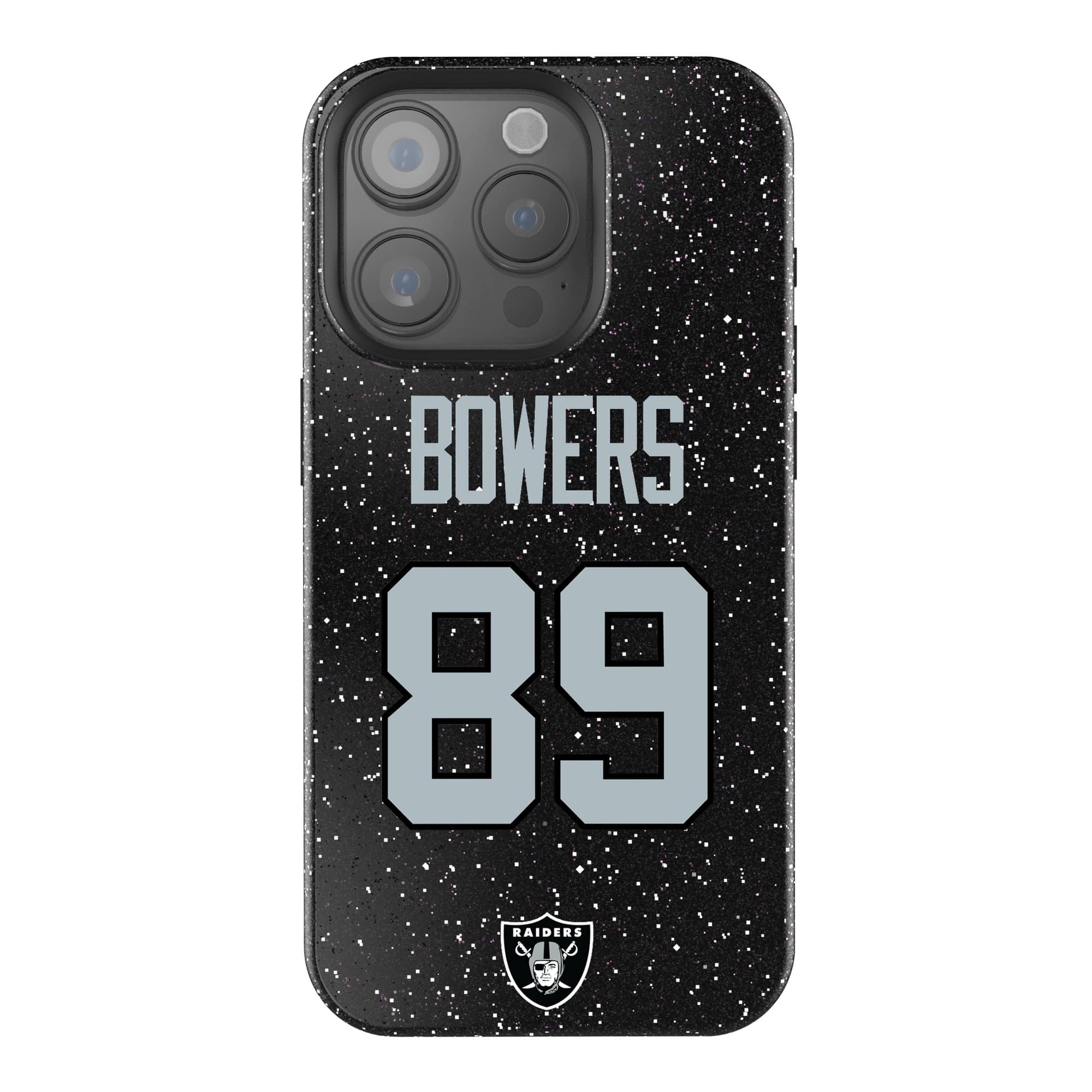 Keyscaper NFL Brock Bowers Las Vegas Raiders Bling iPhone Case 14
