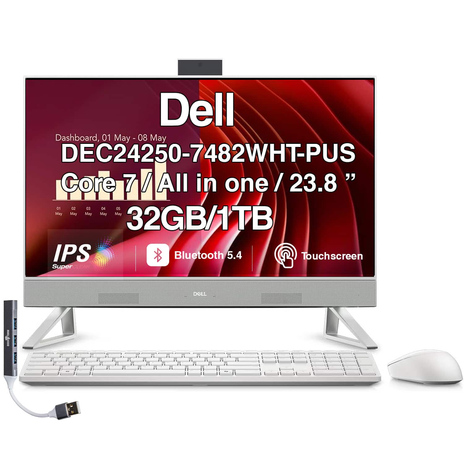 Dell Upgraded All in One 23.8 Touchscreen FHD Display (Intel Core