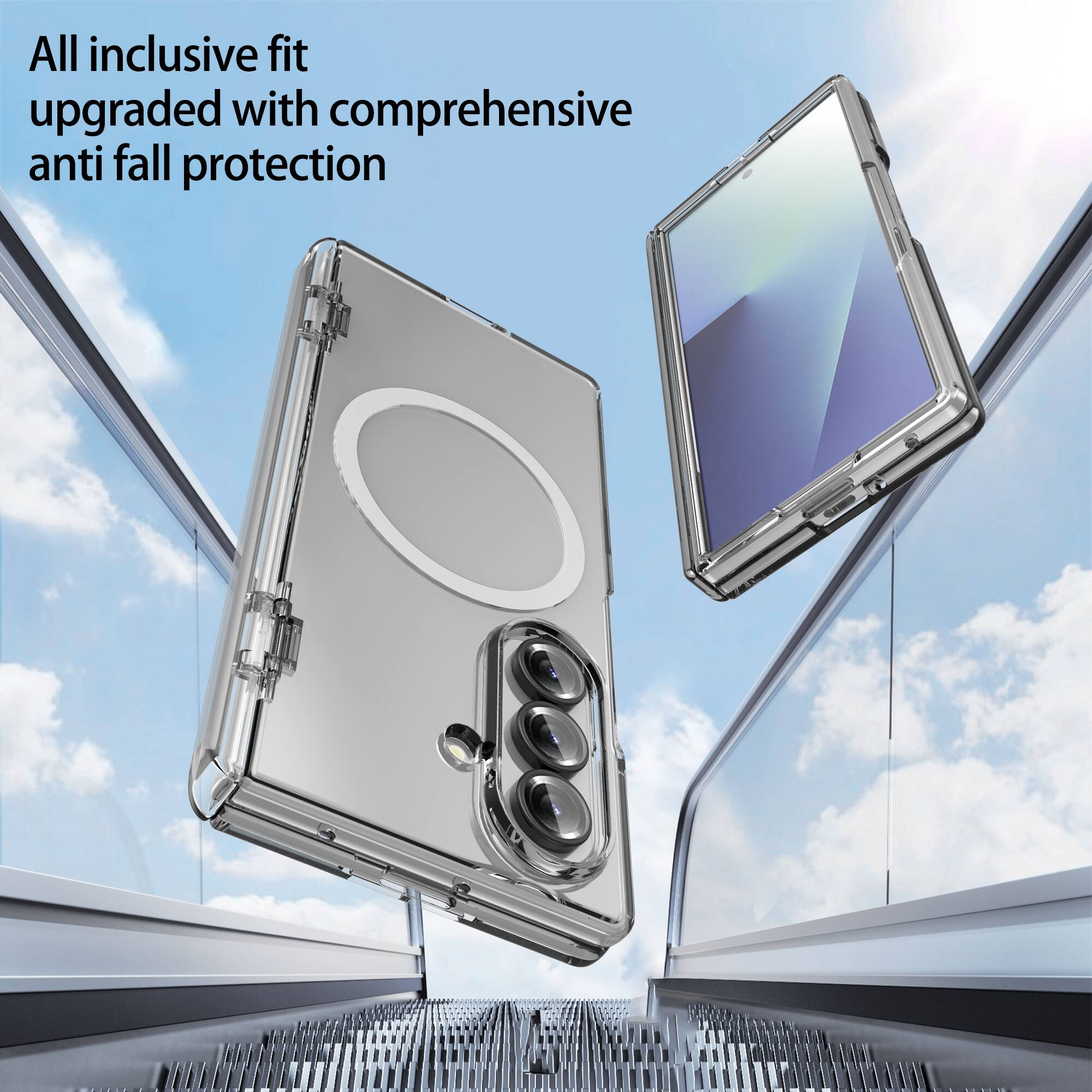 All inclusive fit upgraded with comprehensive anti fall protection