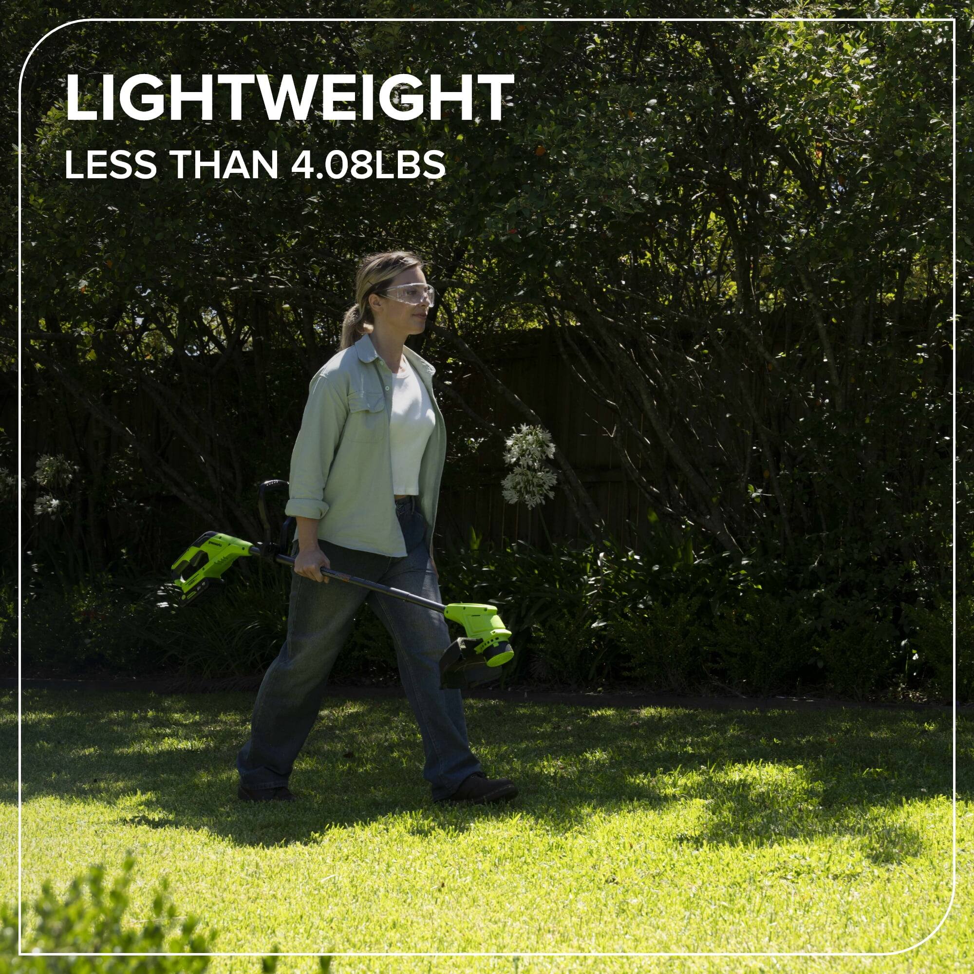 LIGHTWEIGHT  
LESS THAN 4.08LBS