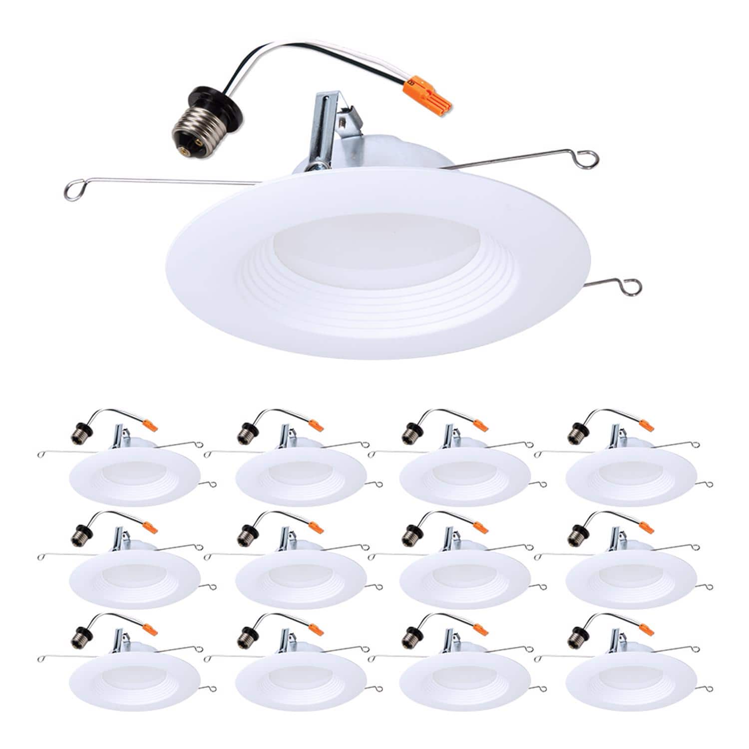 Halo - Bright White 5/6 in. W LED Recessed Downlight 10.4 W price history on PriceWatchPro