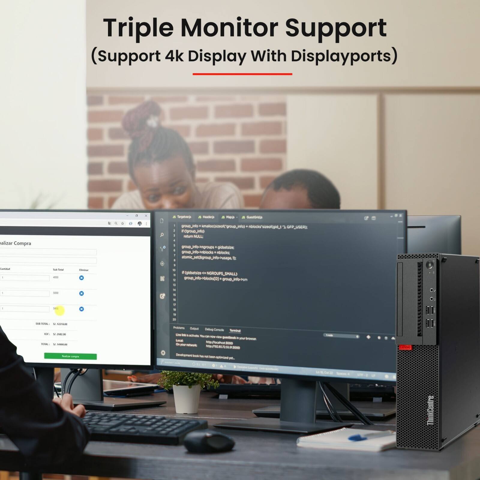 Triple Monitor Support (Support 4k Display With Displayports)

alizar Compra

Tagieberg's & Heade(s 5 Happla & GuestGridja group_info kmalloo(sizeol("group_info) , GFP_USERX :  #(Igroup_info) I return NULL: : group_info->ngroup gidsetsion: group_info-xiblocks: riblocks, atomic_sett.ligroup_info-usage, rx

Contifical
Sub Tote 400 XIII
Dinitar
1 0 (gidsetsize g INGROUPS_SMALL) 2 group_info->blocks(0):group_info-psm 5 4 3 
my
7 : 
SUBTOTAL: 5218.00 ICIT: 2942.00 TOONS, k 14188.00  congra

Problems Output Debug Console Terminal Uve Orl. & de You can now view questbook your trowner Local 3 you http://ocaPost.3000 whebark http://160.80.72555 Development back e DOON ML
ON
Commator
 Spaces
ThinkCentre