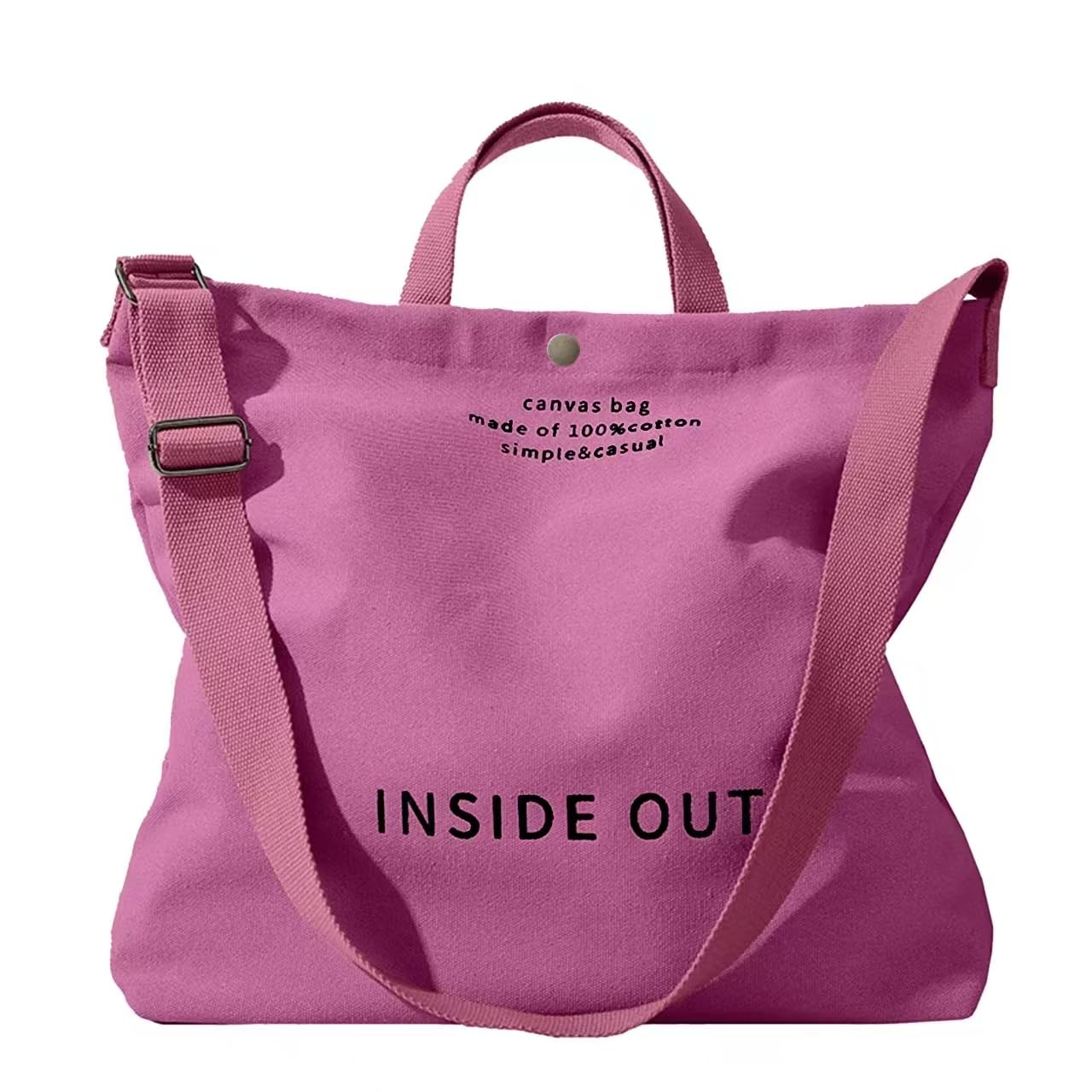 canvas bag  
made of 100% cotton  
simple & casual  

INSIDE OUT