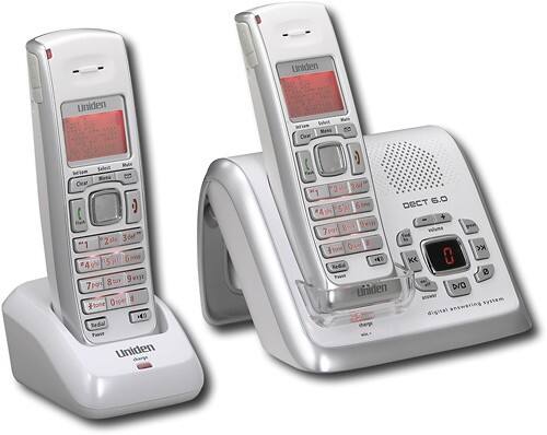 Angle Standard. Uniden - Refurbished DECT 6.0 Expandable Cordless Phone System.
