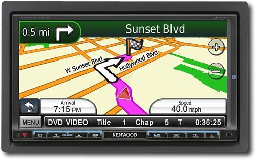 Front Standard. Kenwood - In-Dash Satellite Radio/Apple® iPod®-Ready CD/DVD Player/GPS Receiver.