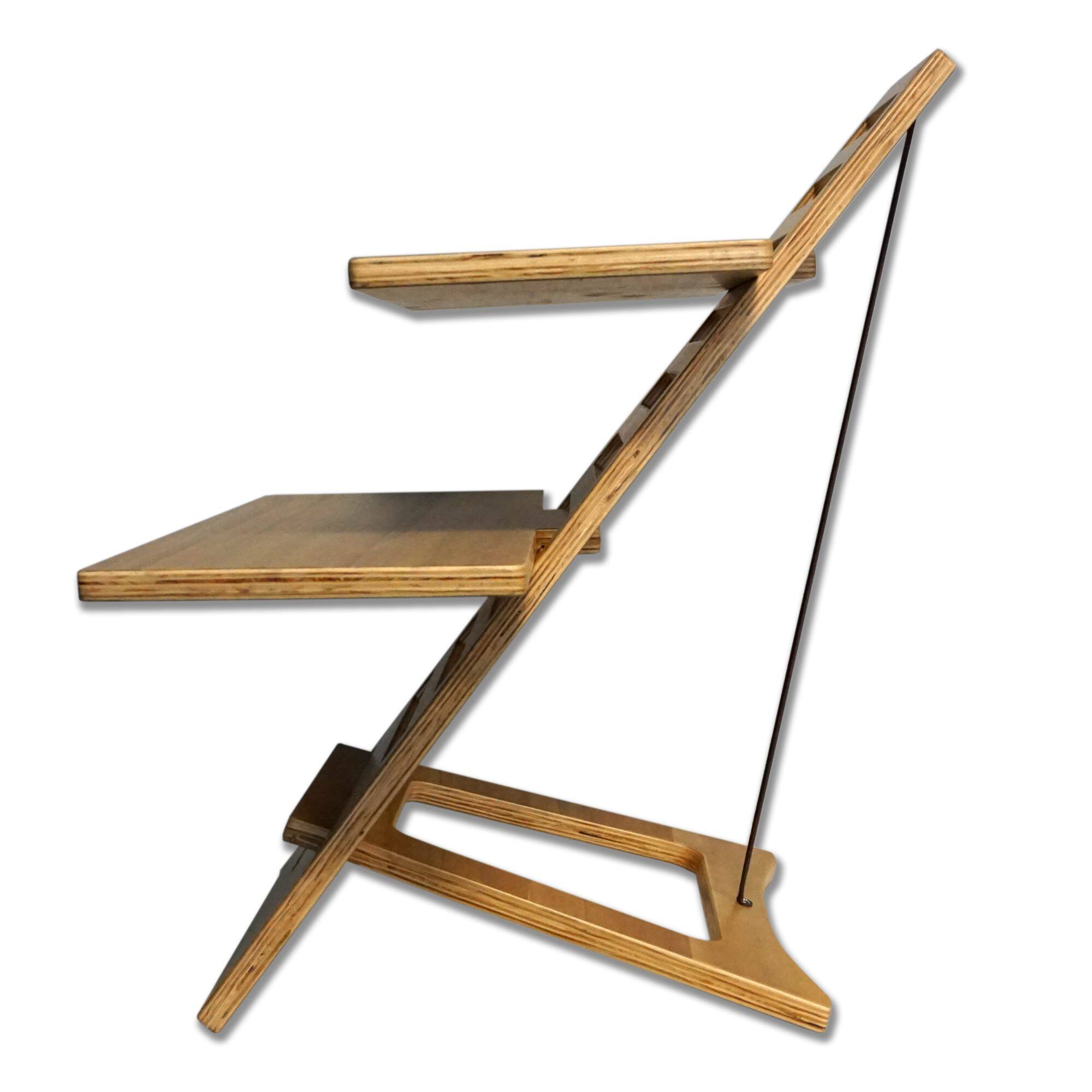 Left. Victor - Acacia Wood Stand-Up Desk Converter - Brown.