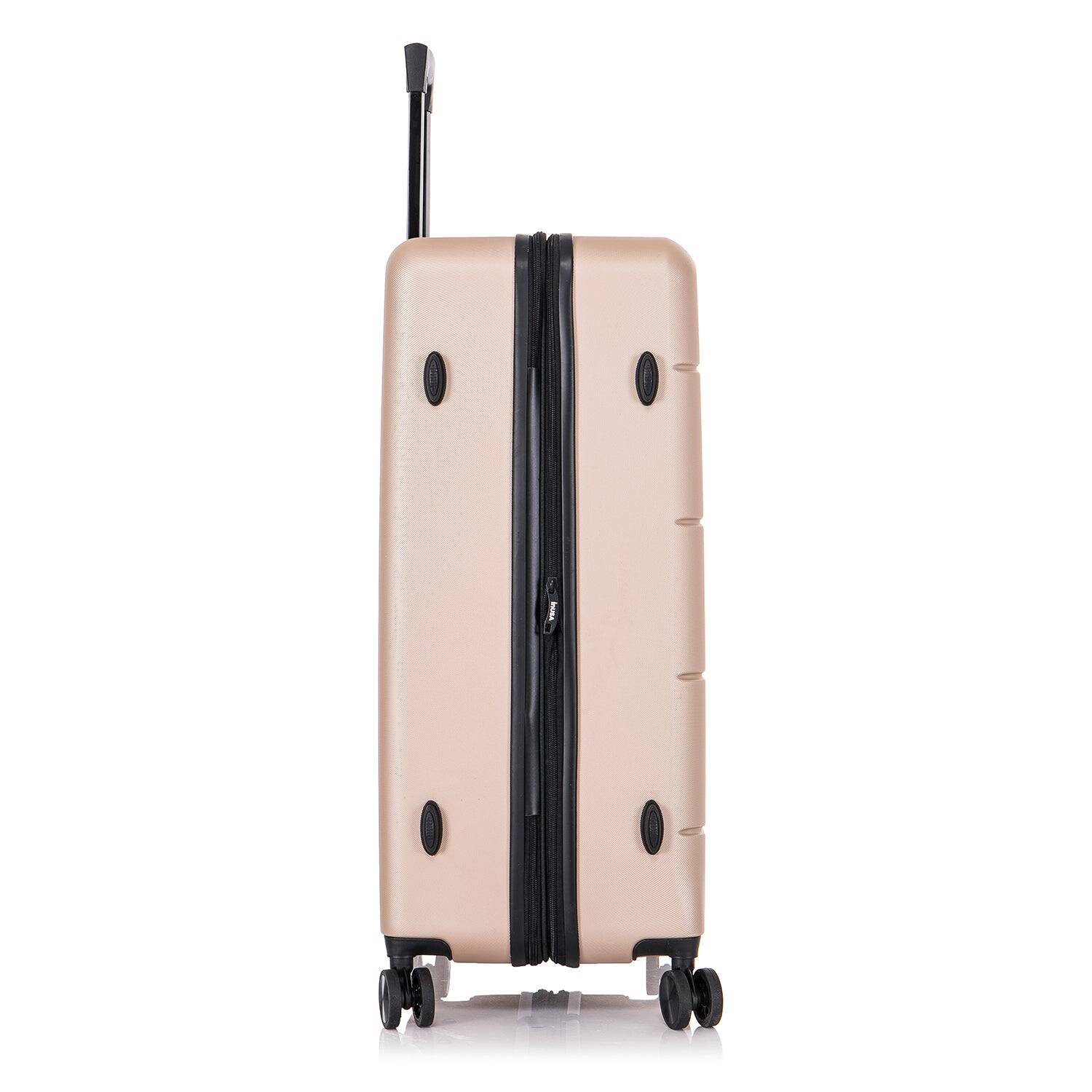 Alt View 3. InUSA - Elysian lightweight hardside spinner luggage 28" - CHAMPAGNE.