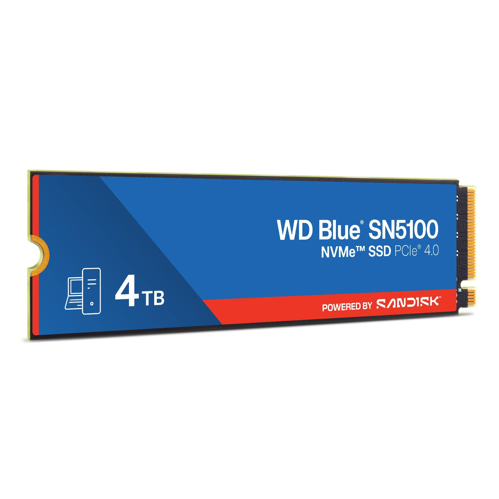 WD Blue SN5100  
NVMe™ SSD PCIe 4.0  
4TB  
POWERED BY SANDISK
