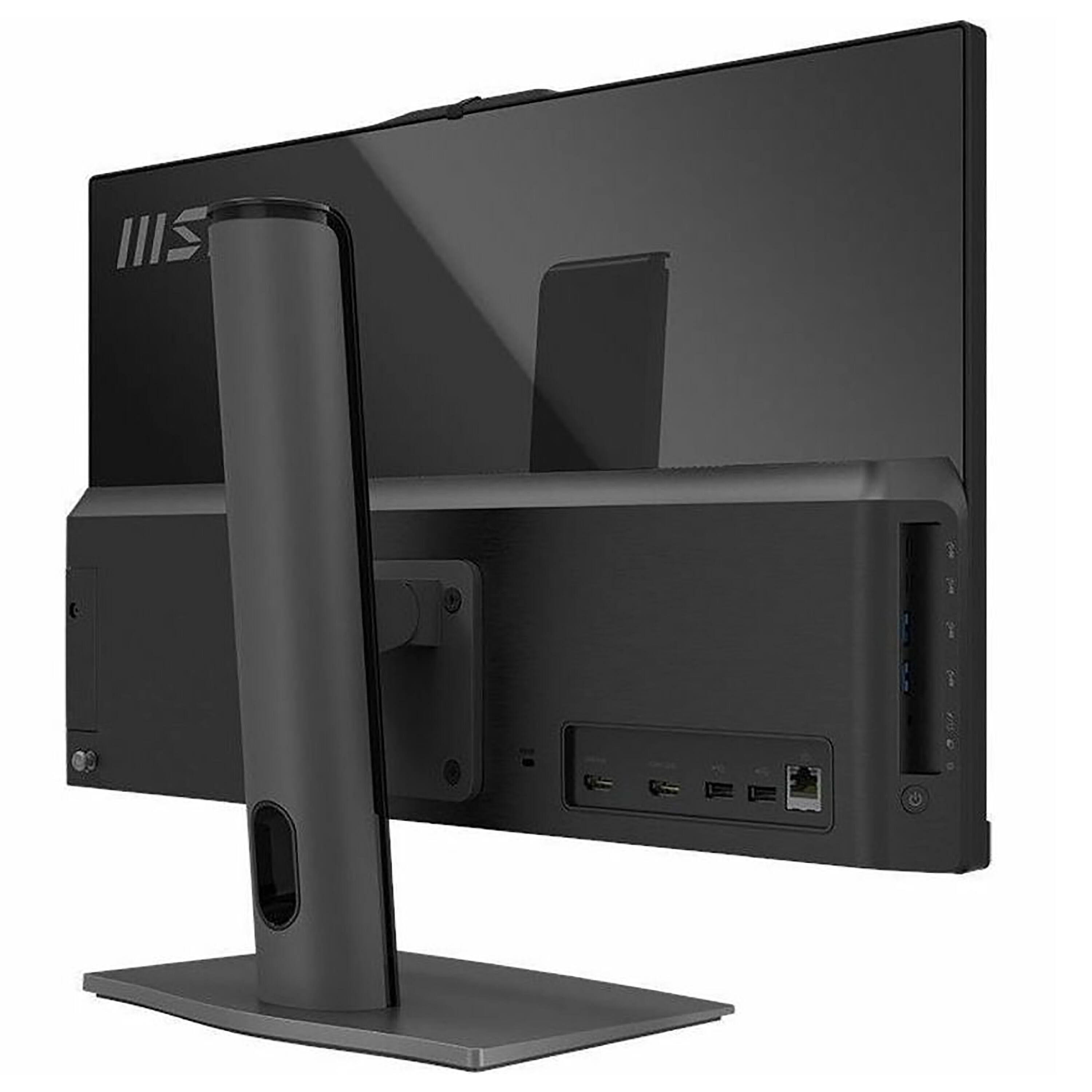 Alt View 2. MSI - Modern AM242TP 23.8" Touchscreen All-in-One - Intel Core 7 150U - 32GB Memory - 1TB SSD - Black.