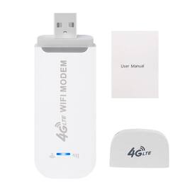 Unlocked 4G LTE Mobile Wi-Fi Hotspot Router - Portable Wireless Modem, 150 Mbps, Supports 5 Users