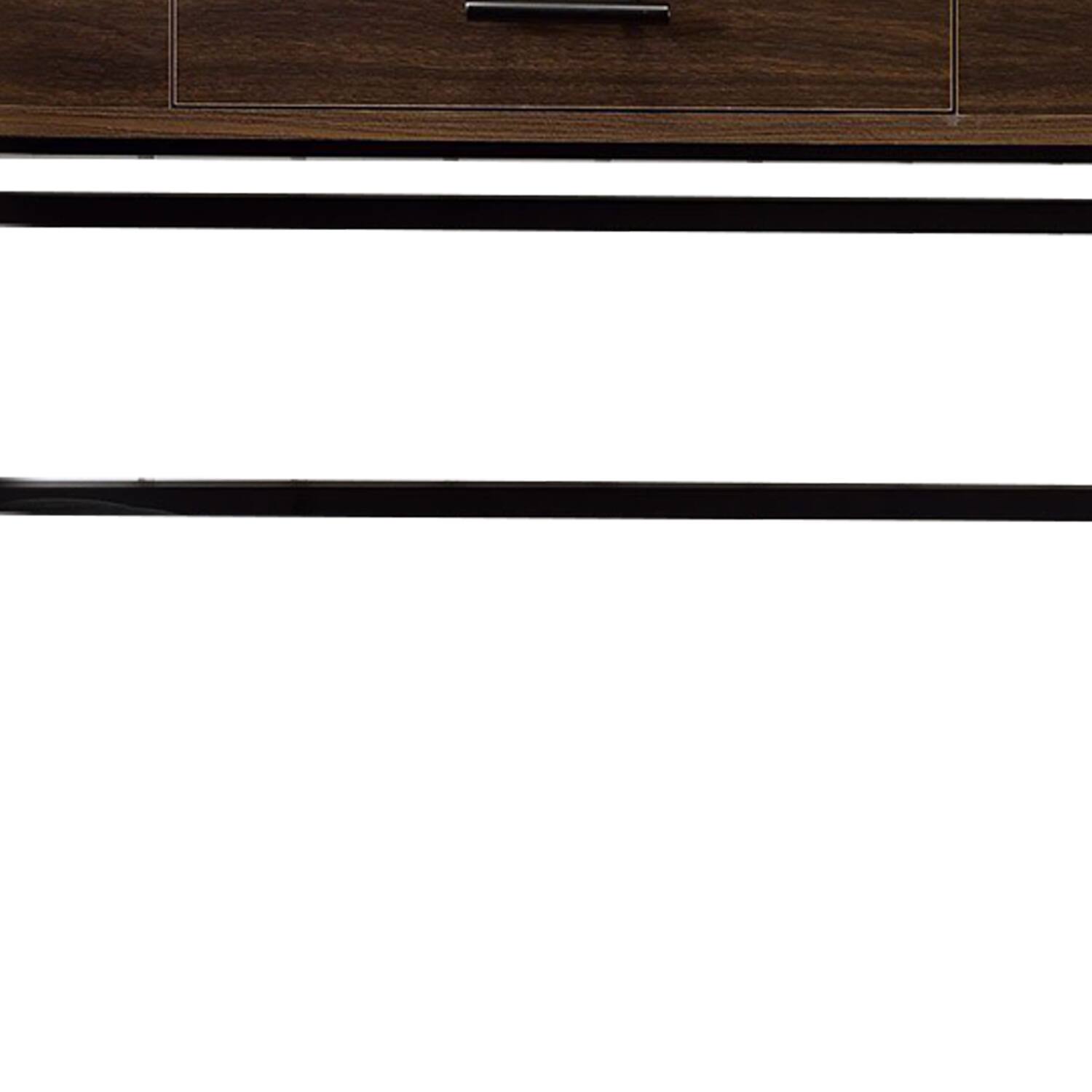 Angle. Manhattan Lane - Writing Desk with Lift Top Storage and USB Plugin, Brown - Brown.