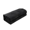 Front. VEVOR - Sound Dampening Blanket, 96" x 80", Extra Large Studio Grommeted Blanket with Grommets, Light Blocker for Door Acoustic - Black.