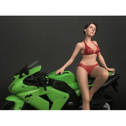 Alt View 1. American Diorama - Hot Bike Model Elizabeth Figurine for 1/12 Scale Motorcycle Models by American Diorama.