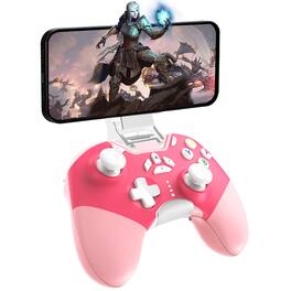 Dazzling Pops - controller for switch pc iphone android apple arcade mfi games tv steam hall effect joysticks game gamepad - Pink