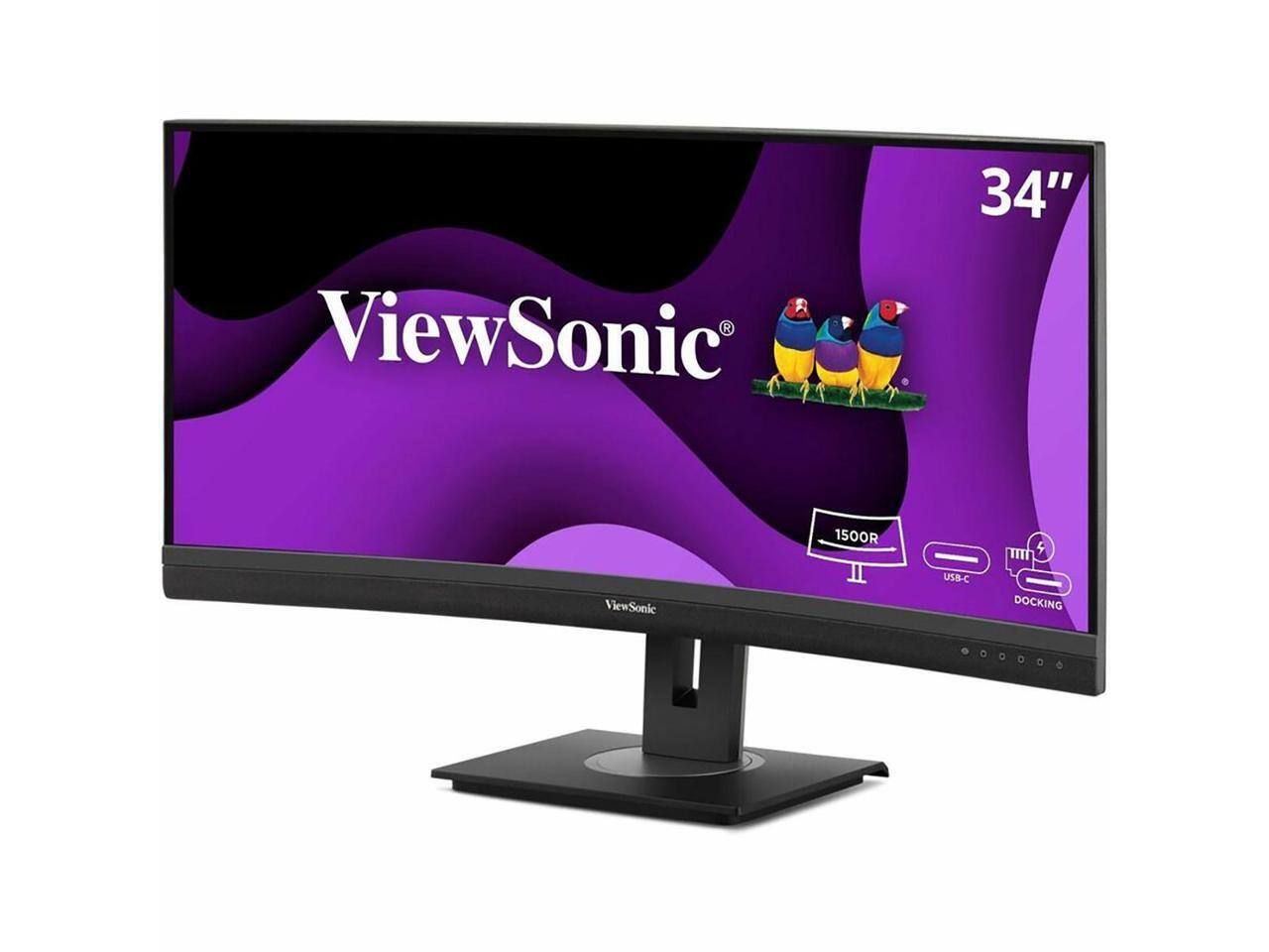 ViewSonic 34" 1500R USB-C uIT 5 DOCKING