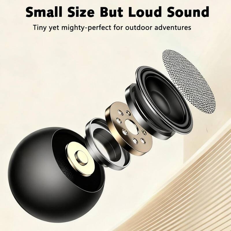 Small Size But Loud Sound  
Tiny yet mighty-perfect for outdoor adventures