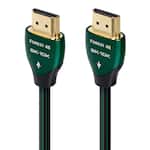AudioQuest - Forest 48 5' 4K-8K-10K 48Gbps In-Wall Rated HDMI Cable - Black with Green Stripes