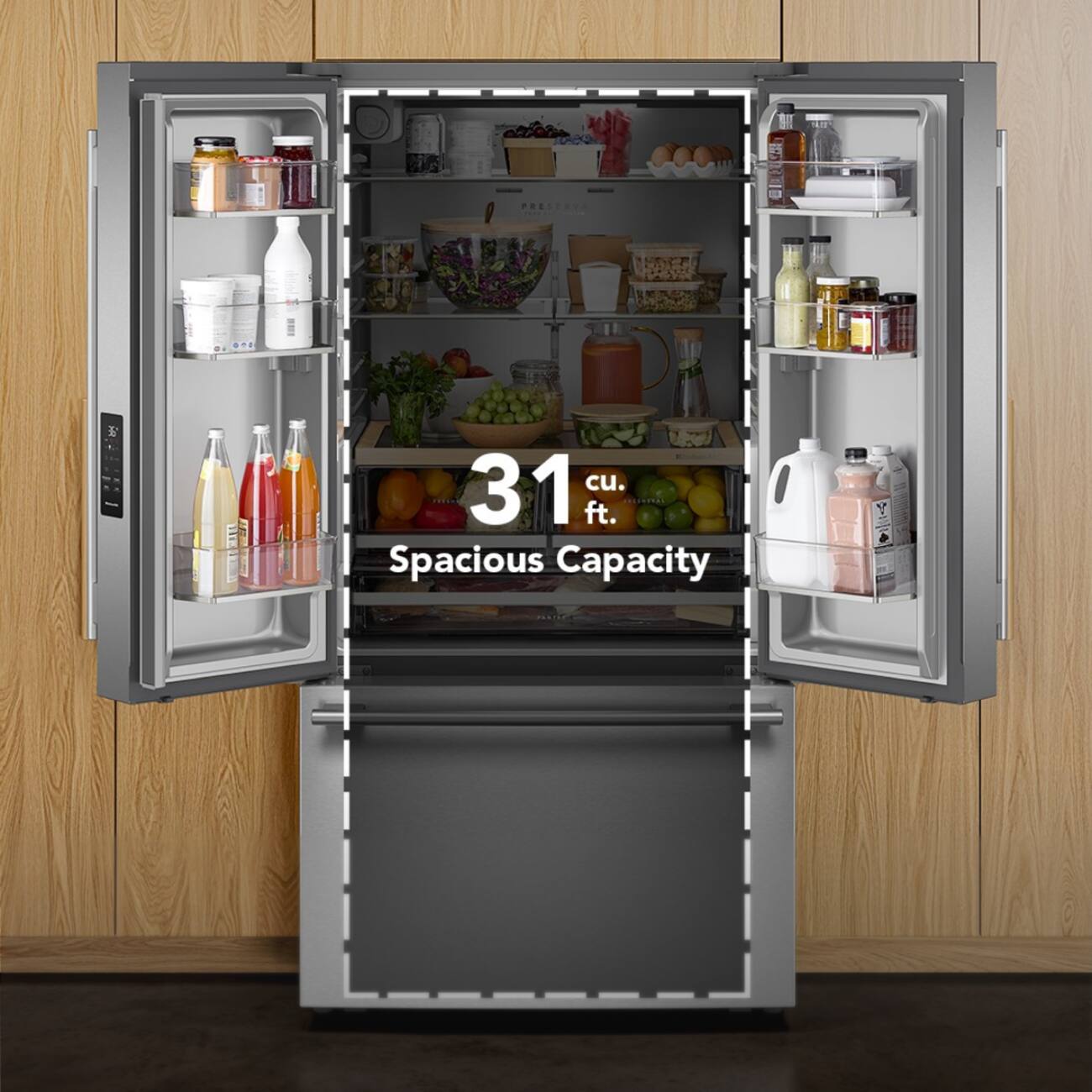 31 cu. ft. Spacious Capacity