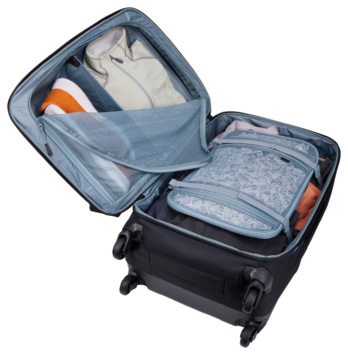 Left. Thule - Subterra 2 Checked Spinner - Black.