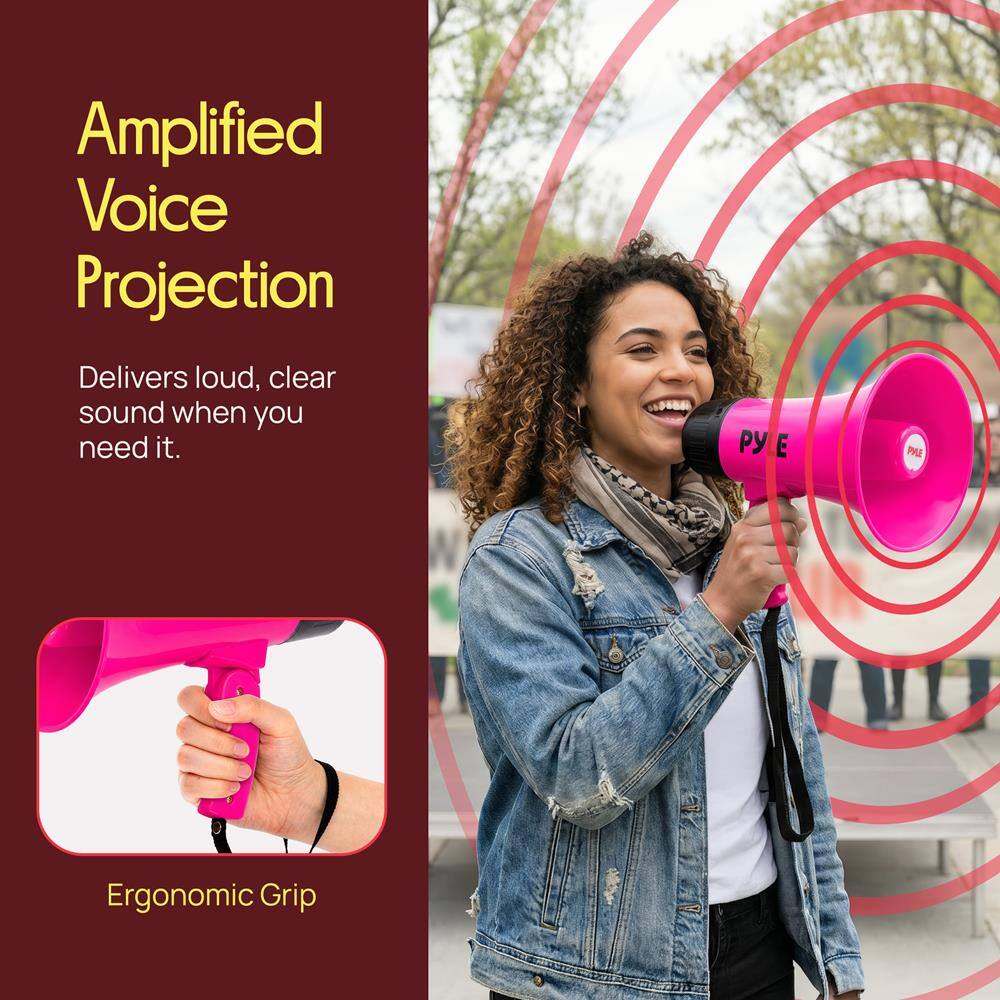 Amplified Voice Projection  
Delivers loud, clear sound when you need it.  

E PMLE Ergonomic Grip