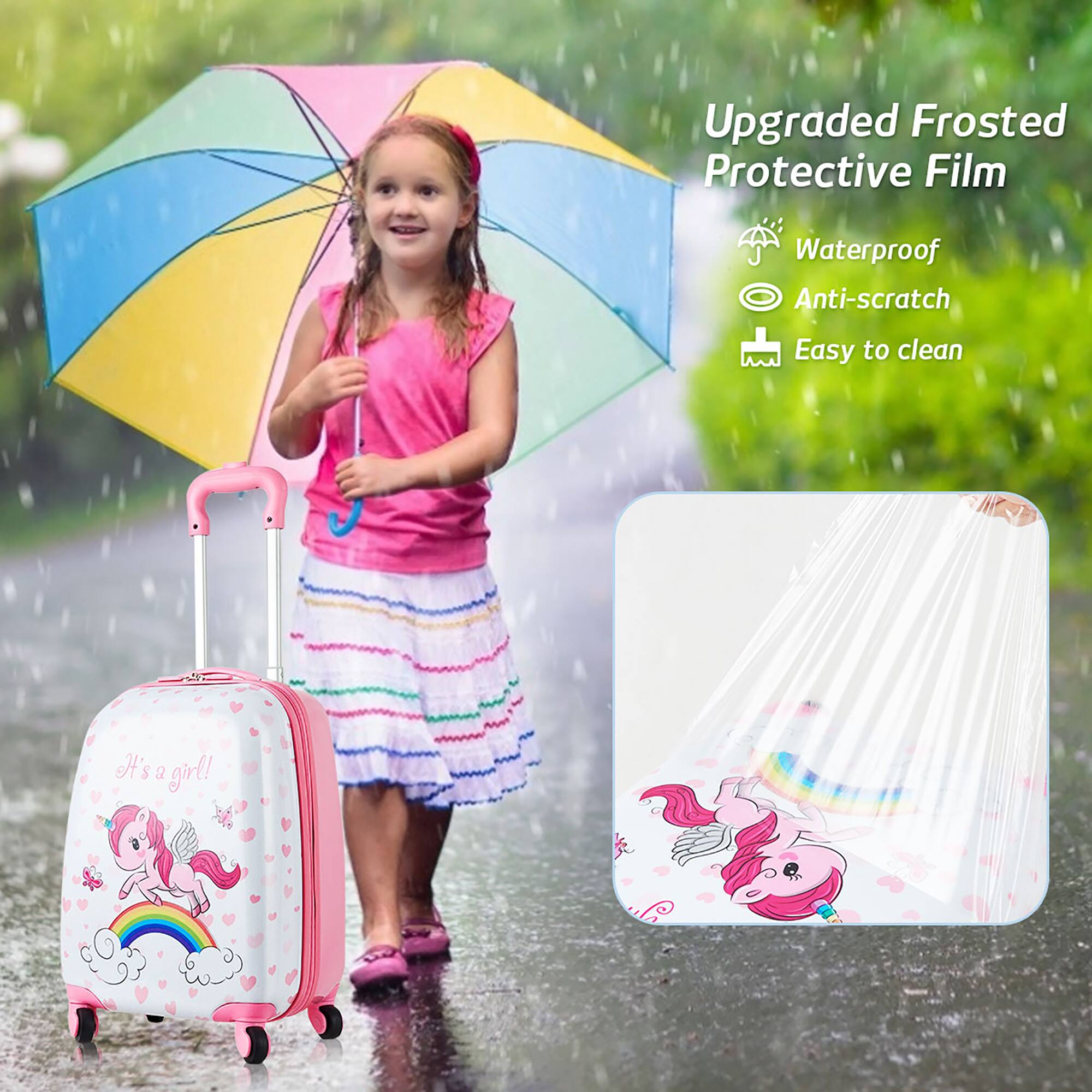Upgraded Frosted Protective Film Waterproof Anti-scratch Easy to clean H'ss a girl!