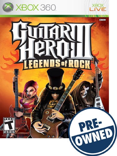 Jogo Guitar Hero III Legends Of Rock Xbox 360 Usado - Meu Game