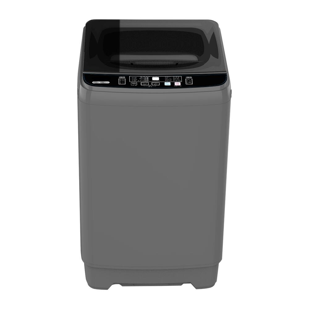 Alt View 3. Loheer - 6KG Portable Top Load Washer with Fuzzy Logic, 10 Programs, Drain Pump & Sink Adapter - GREY.